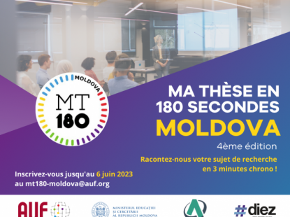 Concursul „Teza mea în 180 de secunde”, în Republica Moldova, ediția 2023