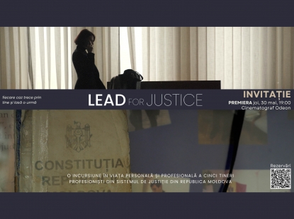 Invitație la premiera filmului „LEAD FOR JUSTICE”