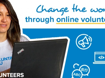 Activitate de voluntariat online pentru ONU 