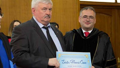 Rectorul Universităţii de Studii Europene din Moldova, Doctor Honoris Causa la Universitatea „Danubius”